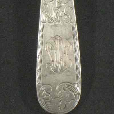 Sterling silver dinner forks engraved RMT