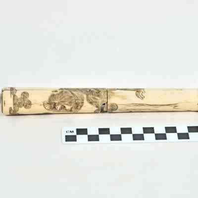 Ivory handled walking cane