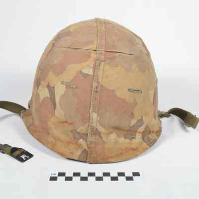 Korean War era U. S. Marine helmet