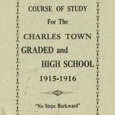 Course of Study for the Charles Town Graded and High School 1915-1916