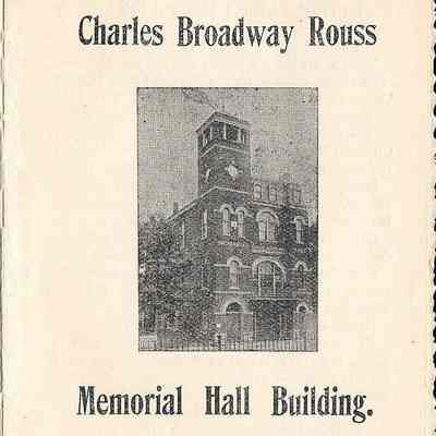 Invitation card for the reunion of the Baylor Light Horse Company B