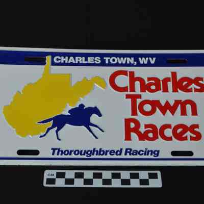 Charles Town Races license plate
