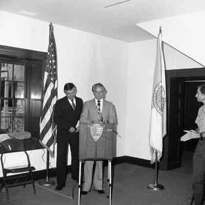 Dedication of buildings on Shenandoah Street