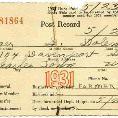 Roger S. Doleman, 1931