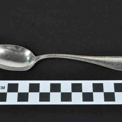 Sterling silver teaspoon, circa 1820