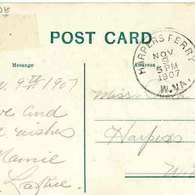 Bolivar and Bolivar Heights from Camp Hill. Harper's Ferry, W. VA.