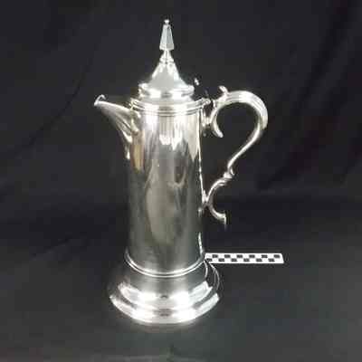Silver plate communion pitcher