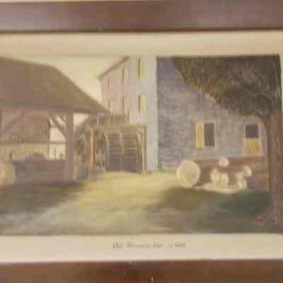 Old Bloomery Mill in 1907: Origformat: Other