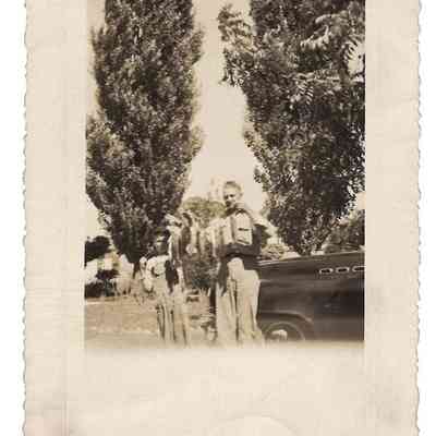 Unidentified individuals in Bakerton pose with fish, undated: IMG2025.026.001 (37)
