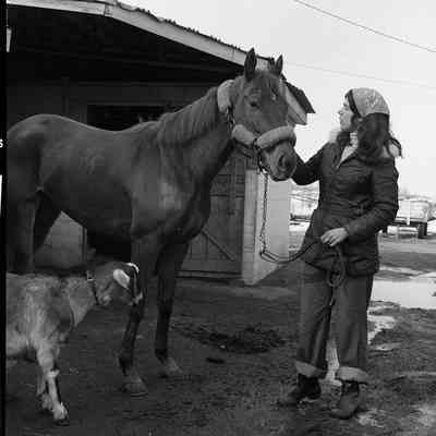 Claludia, horse trainer