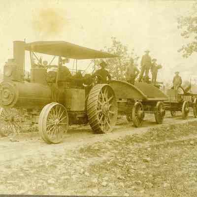 Frick Company steam-driven tractor