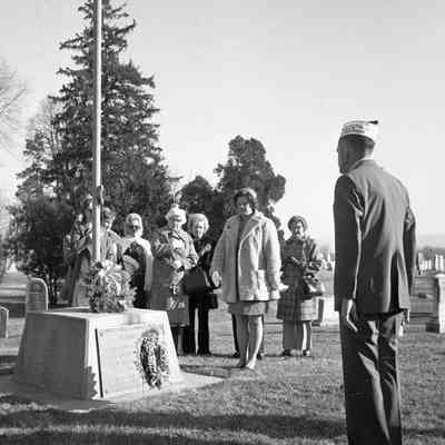 VFW commemorating Pearl Harbor Day at Edge Hill Cemetery