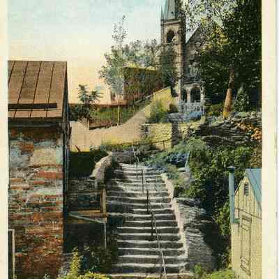 Stone Steps and St. Peter's Catholic Church