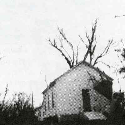 Ebenezer Methodist-Episcopal Church, destroyed by fire in 1985