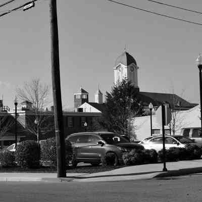 Parking lot for the Bank of Charles Town