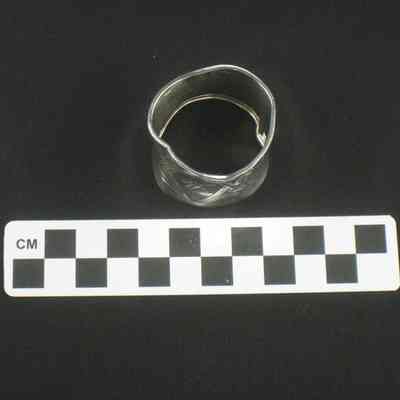 Silver napkin ring