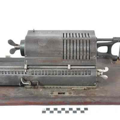 Large hand calculator/adding machine