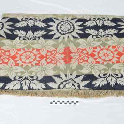 Welty wool coverlet