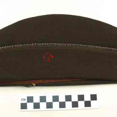 World War II officer's overseas garrison hat
