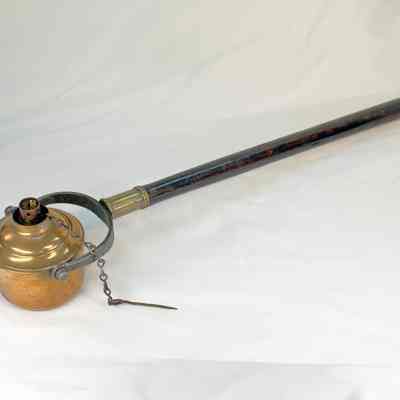 Brass parade torch