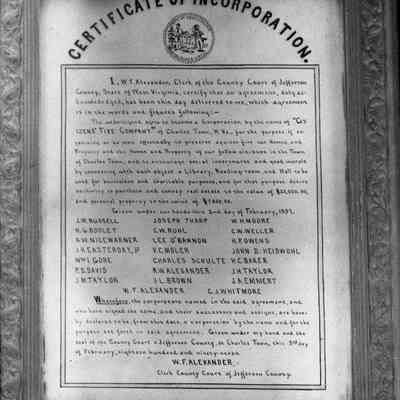 Certificate of Incorporation