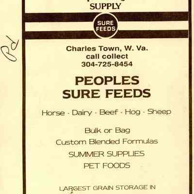 38th Annual Jefferson County Fair Back Cover