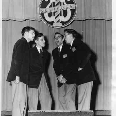 Harold James, Glen Ramsburg, W.T. "Bill" Boyer & Francis Frye