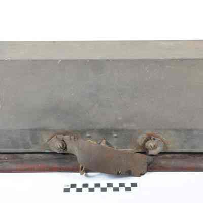 Large hand calculator/adding machine with case