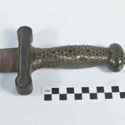 Civil War-era heavy artillery sword hilt