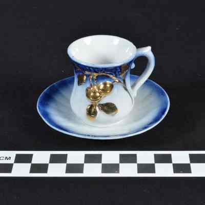 Cup and saucer made for child's play