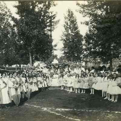 Crowning of the May Queen, Mary Brown