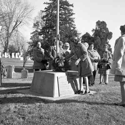 VFW commemorating Pearl Harbor Day at Edge Hill Cemetery