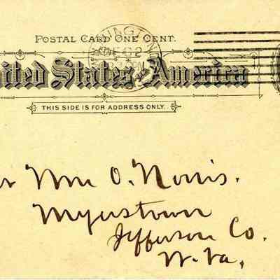 One-cent United States of America Grant postcard