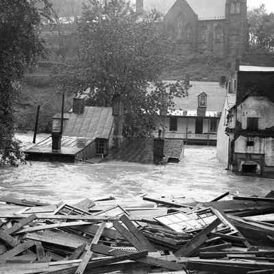 1942 flood photos of Harpers Ferry