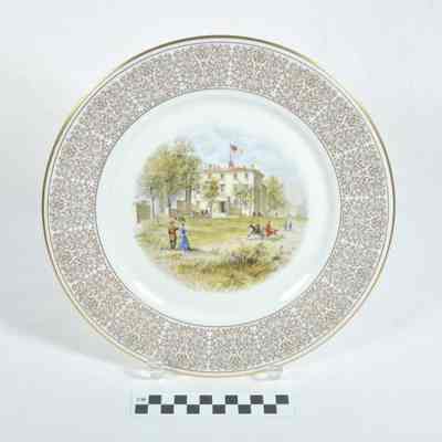 White House of the Confederacy plate
