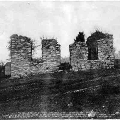 Public School House near Halltown