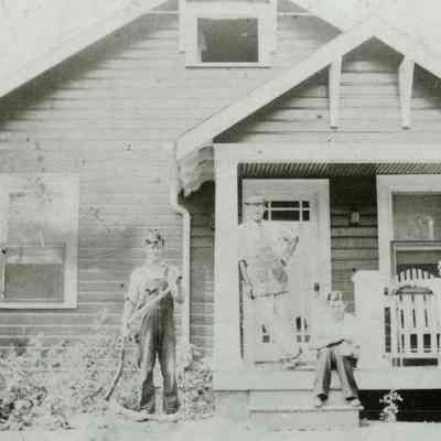 Uncle Eddie, his two sons, and Robert Lee White