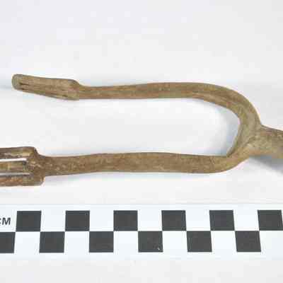 Brass Confederate States of America spur