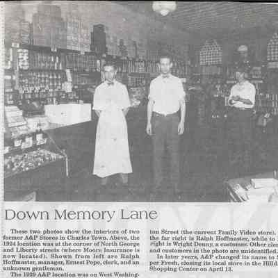 A&P Store at North George and Liberty Streets, Charles Town, 1924 (IMG3908003)