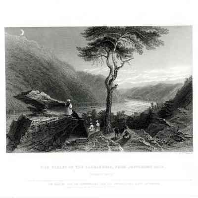 The Valley of the Shenandoah, From Jeffersons Rock. (Harper's Ferry)