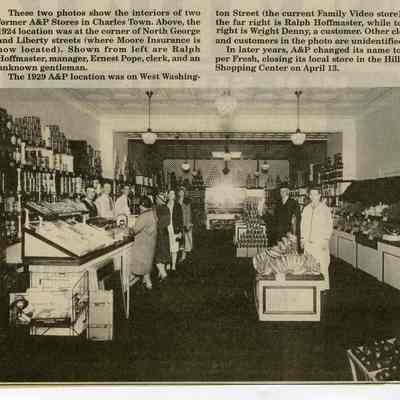A&P Store at West Washington Street, Charles Town, 1929 (IMG3908004)