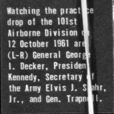 Parachute Drop of the 101st Airborne Division