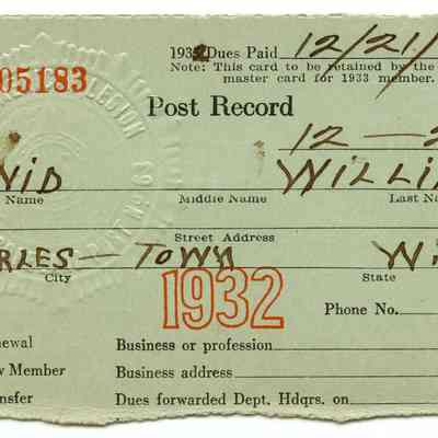 David Williams, 1932
