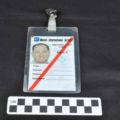 Identification card for Gen V. Wayne Lloyd