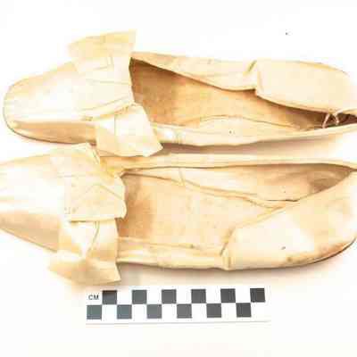 Satin wedding slippers