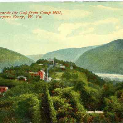 Looking Towards the Gap from Camp Hill