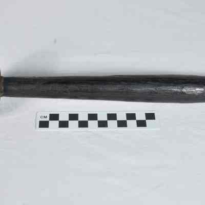 Hammer with disk shaped iron head