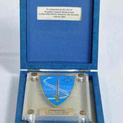 Commemoration of visit to Ramstein AB, Germany