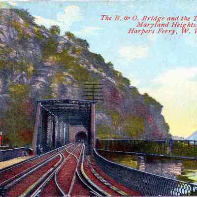 The B. & O. Bridge and Tunnel Under Maryland Heights