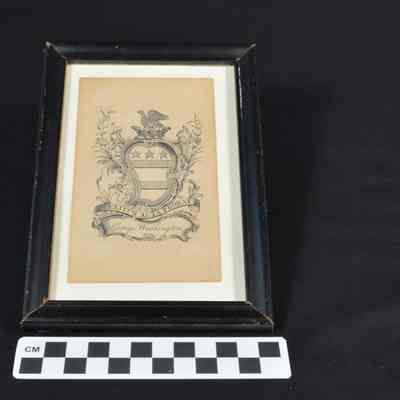 George Washington's bookplate or book label